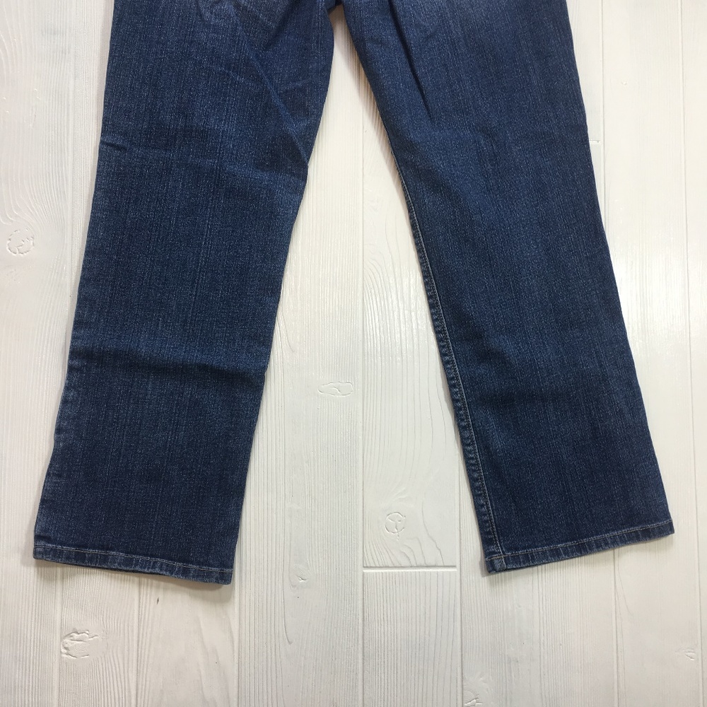 ❤️WHBM Blanc Straight Leg Denim Jeans Size 8 - Picture 7 of 7